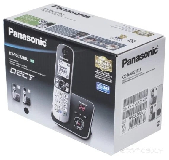 Телефон Panasonic KX-TG6821RUB