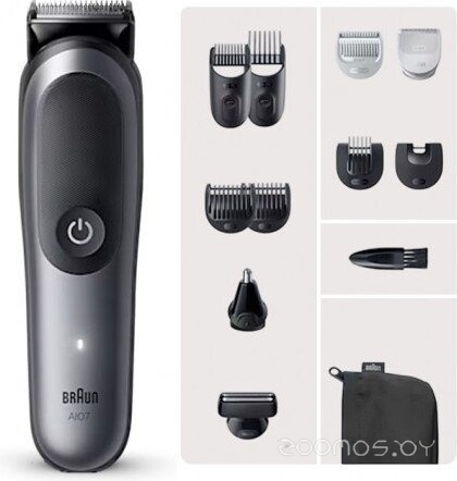 Триммер BRAUN AIO7560 BlkSpcGry 5807 с подст. д/зар. 5810 AIO7560