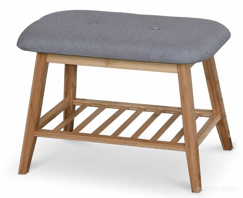 Банкетка Halmar ST-14 60/30/44 (натуральный/серый)