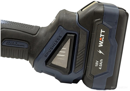 Углошлифмашина аккумуляторная WATT WWS-18/125-1 BL (АКБ 1x4.0 Ah), 4.018.125.00