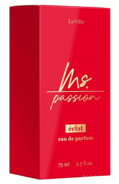 Вода для женщин 75мл парфюмерная Ms. Passion clat 019327