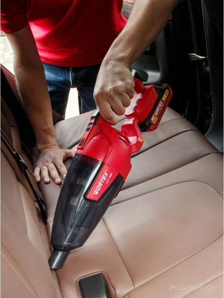 Пылесос Аккум.WORTEX CVC 1860 в кор. SET ALL1 XLT 18 В, автомобильный, 1х2А*ч, 