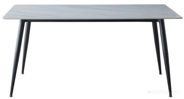 Стол обеденный SIGNAL RION RIONBC160 белый/черный 160/90