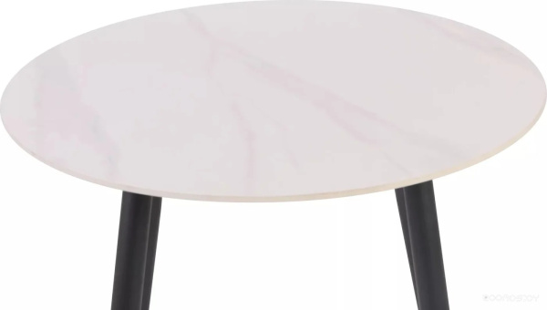 Стол обеденный <<цв.:белый лак/черный>>