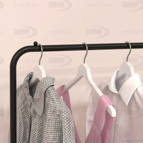 Вешалка гардеробная Радуга 1 (Черный)