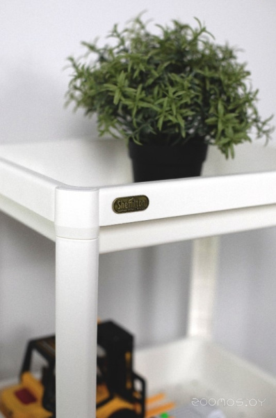 Этажерка Sheffilton SHT-SS25-4 белый пластик