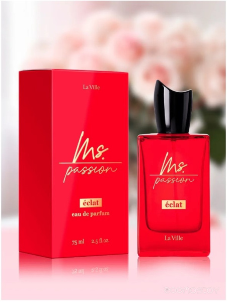 Вода для женщин 75мл парфюмерная Ms. Passion clat 019327