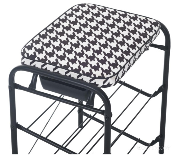 Банкетка Haushalt НБ1 440х330х516 гусиная лапка/черный 