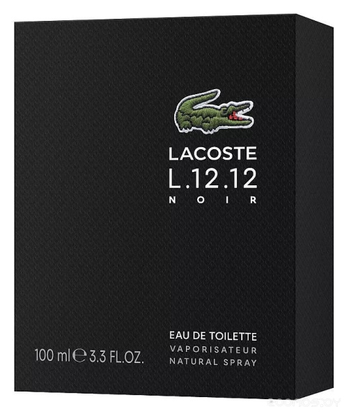 Вода туалетная 100мл мужская L.12.12 NOIR LACOSTE