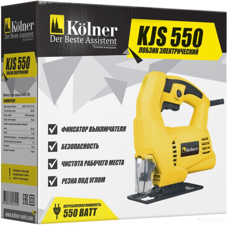 Лобзик электрический Kolner KJS 550 (кн550жс)