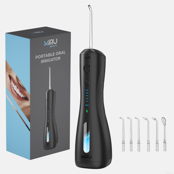 Ирригатор портативный для полости рта MIRU BIP-005 черный BIP-005 Black