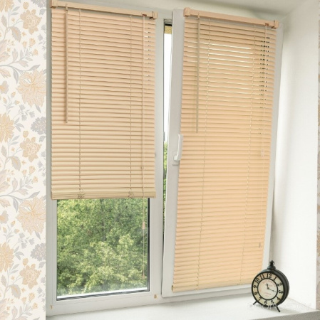 Жалюзи ПВХ 100х160 ваниль