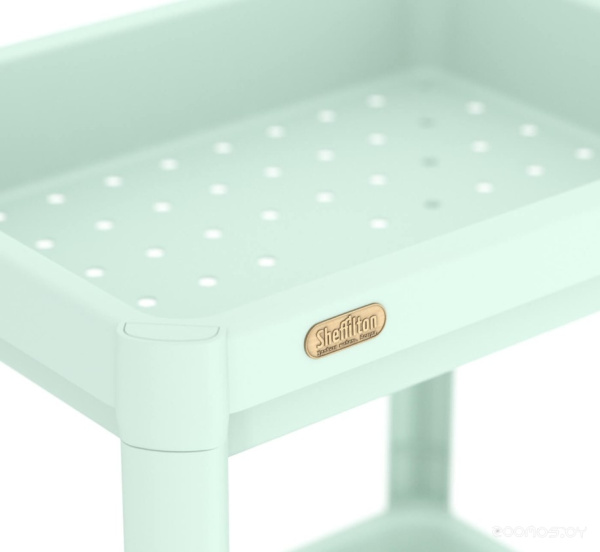 Стеллаж Sheffilton SHT-SS25-4 (пастельно-зеленый)