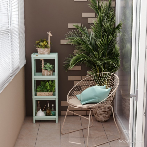 Стеллаж Sheffilton SHT-SS25-4 (пастельно-зеленый)