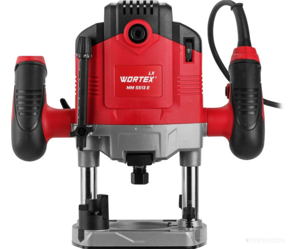 Фрезер вертикальный WORTEX LX MM 5513 E в кор. + аксессуары 1300 Вт, цанга 8 мм, 12000-30000 об/мин, 