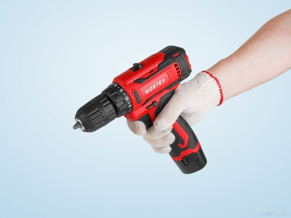 Дрель-шуруповерт аккум.WORTEX BD 1220 Li в чем. 12 В 30 Н