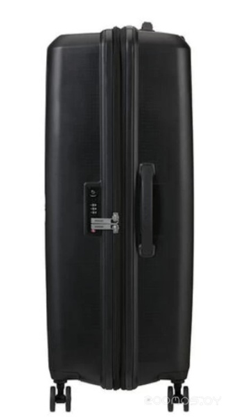 Чемодан-спиннер American Tourister Aerostep Black 77 см