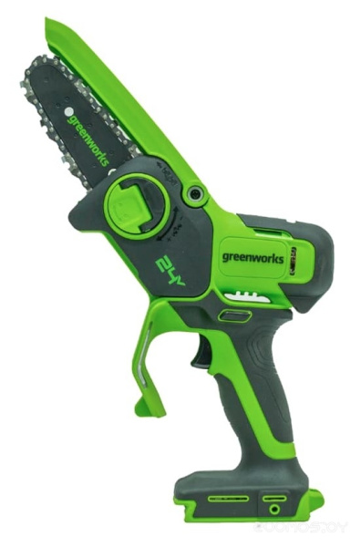 Пила цепная мини  аккумуляторная Greenworks 24V (1хАКБ 2Ач и ЗУ) 10см