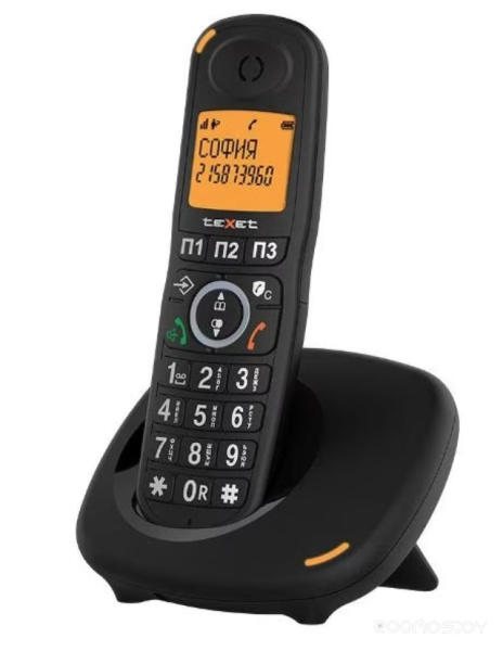 Телефон беспроводной Texet Dect TX-D8905A TX-D8905A Black