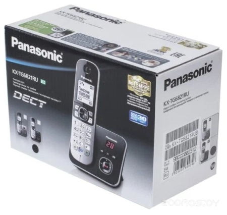 Телефон Panasonic KX-TG6821RUB
