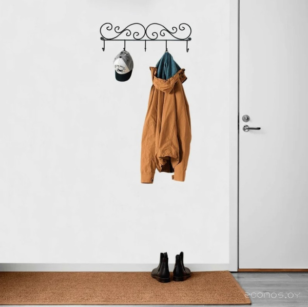 Вешалка Кружева 5 5 крючков (Черный) 