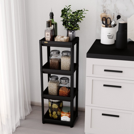 Стеллаж черный