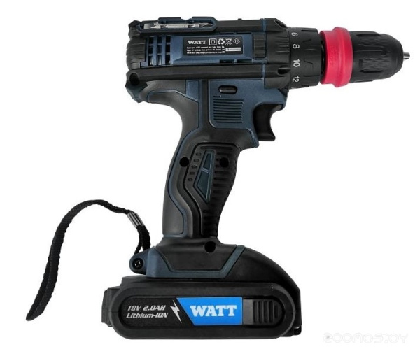 Дрель-шуруповерт аккум.WATT WAS-18Li-3  