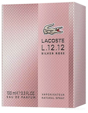 Вода парфюмерная 100 мл женская LACOSTE L.12.12 SILVER ROSE  