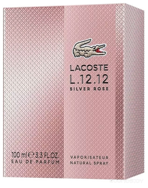 Вода парфюмерная 100 мл женская LACOSTE L.12.12 SILVER ROSE  