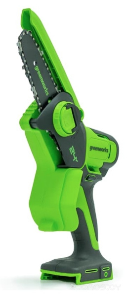 Пила цепная мини  аккумуляторная Greenworks 24V (1хАКБ 2Ач и ЗУ) 10см 