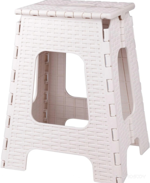 Табурет складной Плетенка большой беж    