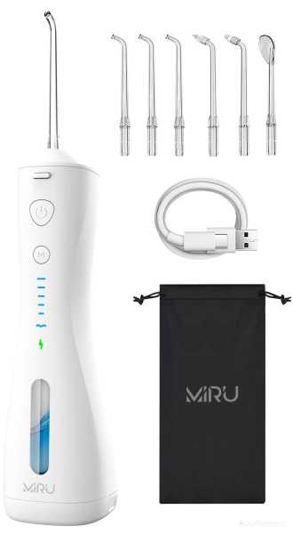 Ирригатор портативный для полости рта MIRU BIP-005 белый BIP-005 White