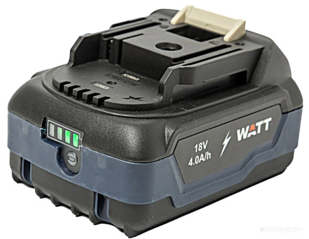 Углошлифмашина аккумуляторная WATT WWS-18/125-1 BL (АКБ 1x4.0 Ah), 4.018.125.00