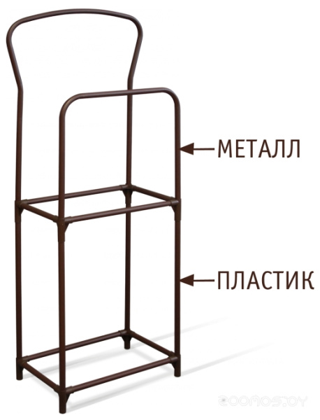 Вешалка Sheffilton  <<цв.:коричневый муар/кори>>