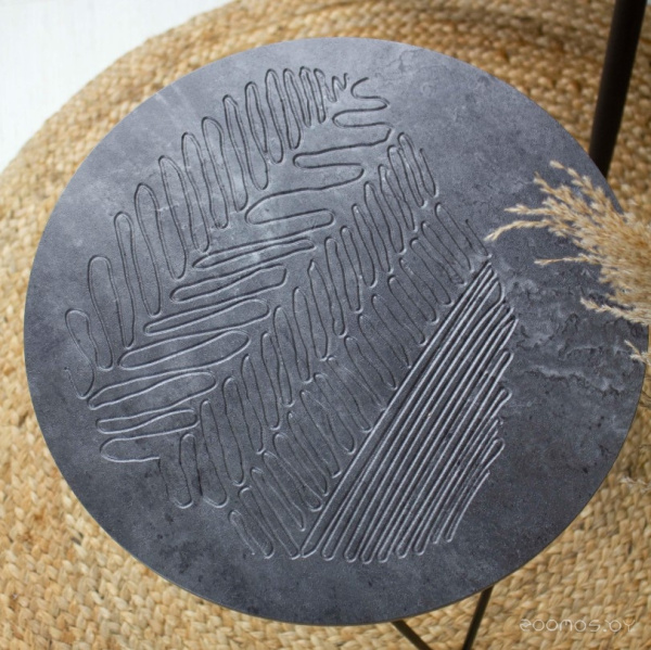 Журнальный столик Sheffilton SHT-CT79-1 мокрый асфальт/черный муар