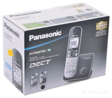 Телефон DECT Panasonic KX-TG6811RUM