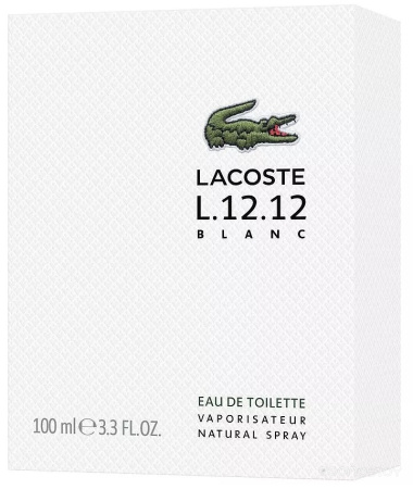 Вода парфюмерная 100мл мужская LACOSTE L.12.12 BLANC