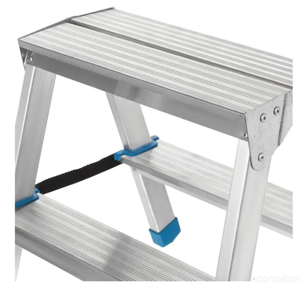 Стремянка 2-ти ступенчатая алюминиевая 