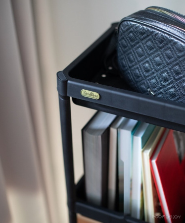 Стеллаж черный