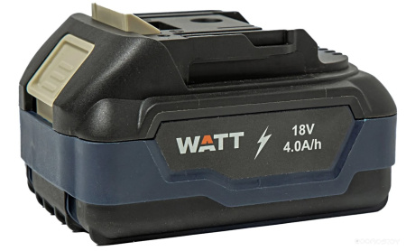 Углошлифмашина аккумуляторная WATT WWS-18/125-1 BL (АКБ 1x4.0 Ah), 4.018.125.00