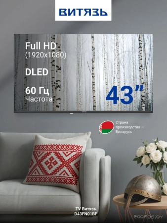 Телевизор Витязь D43FN01BF D43FN01BF