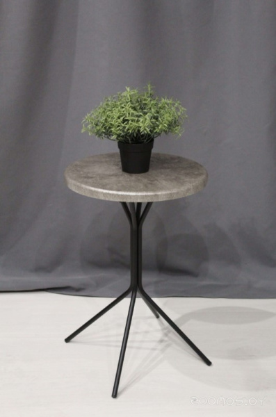 Стол журнальный Sheffilton черный муар/лофт медь 