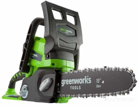 Пила цепная аккум.Greenworks 24V G24CS25 (без АКБ и ЗУ) 25см