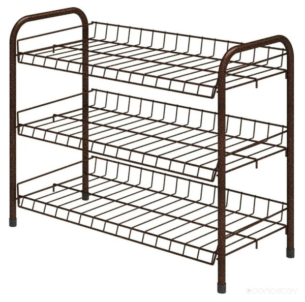 Этажерка 5 д/обуви 660х280х520 3п медный антик, 